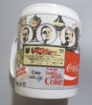 Coca-Cola Cermaic Mug with Historical pictures and ads 18 ounces - £7.36 GBP