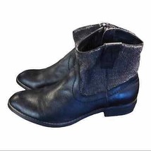 Steve Madden leather booties women’s size 9.5 - £34.45 GBP