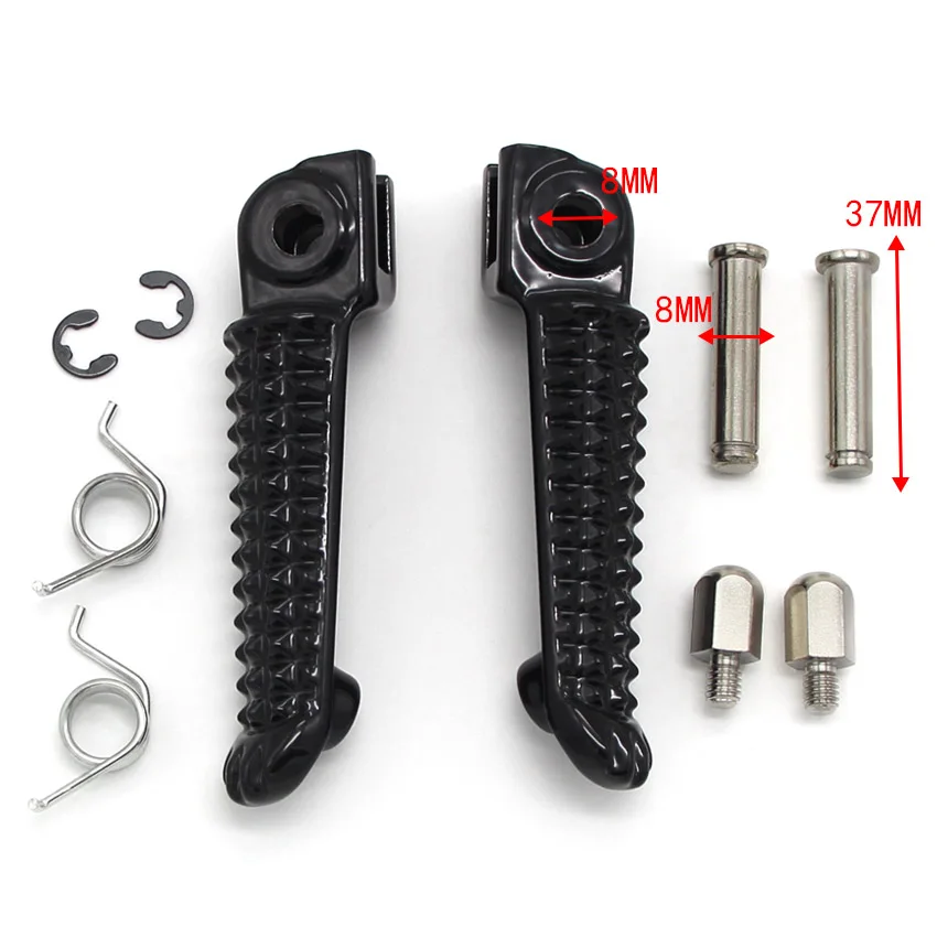 Motorcycle Front Footrest Foot Pegs For Yamaha YZF R1S R1 R1M YZF-R1 - £20.11 GBP