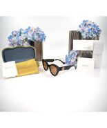 Gucci Round Black GG Logo Acrylic Metal Sunglasses NWT GG0975S - $396.72 CAD