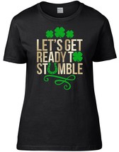 Lets Get Ready to Stumble Shirt, Womens St Patricks Day Shirt, St Patric... - £11.00 GBP