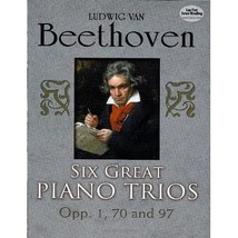 Six Great Piano Trios in Full Score Ludwig van Beethoven - £27.90 GBP