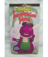 BARNEY Barney&#39;s Imagination Island VHS VIDEO 1994 Purple Dinosaur Songs - £11.67 GBP
