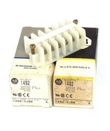 LOT OF 2 NIB ALLEN BRADLEY 1492-HJ86 SURFACE MOUNTED TERMINAL BLOCK SER.... - $32.95