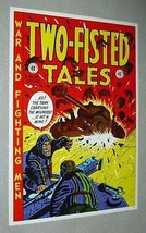Original EC Comics Two-Fisted Tales 28 war comic book cover art poster: 1970&#39;s - £14.99 GBP