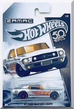 Hot Wheels - &#39;67 Ford Mustang Coupe: ZAMAC Flames Series #1/8 (2018) *Wa... - $4.00