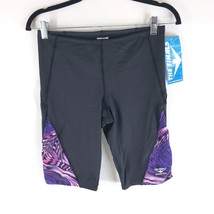 The Finals Mens Jammer Swimwear Bottoms Shorts Geometric Purple Black 36... - £15.37 GBP