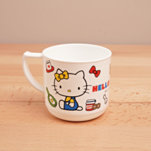 Sanrio Hello Kitty Cup 3” With Handle  Hello Kitty Plastic Mug Daiso 8OZ NEW - £5.86 GBP