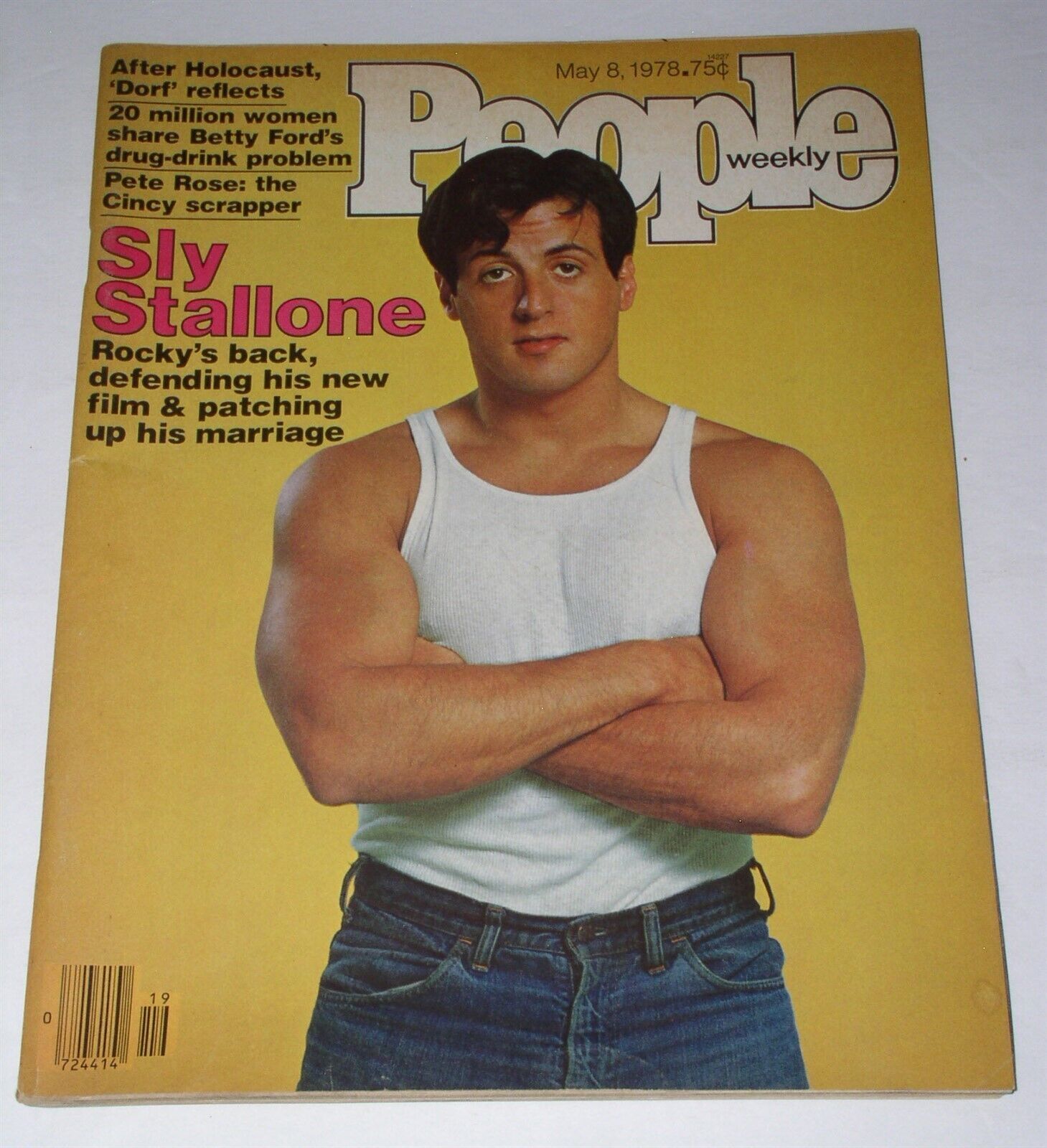 Sylvester Stallone People Weekly Magazine Vintage 1978 Betty Ford Pete Rose - $24.99