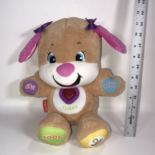 FISHER PRICE Laugh and Learn Smart Stages Puppy Sis Toddler Learning Toy TESTED - $15.99