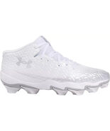 Under Armour Men&#39;s UA  Hammer MC  Mens Football Cleats  White Silver Siz... - $908.91 MXN