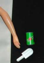 Barbie doll vintage accessory CocaCola doll ice cream and lime soda food... - £7.82 GBP