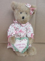 NOS Boyds Bears Mama McBearsley 82566 Love You Mom Mother&#39;s Day Plush Bear B71 C - £28.21 GBP