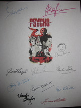 Psycho Signed Film Movie Screenplay Script X11 Autographs Alfred Hitchcock Antho - $19.99