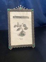 Special Moments Pewter Metal Crown Picture Photo Frame 4&quot; X 6&quot; W/ Easel ￼ - $7.69