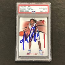 2008-09 SP Authentic #18 Marcus Camby Signed AUTO PSA Slabbed Clippers - £39.95 GBP