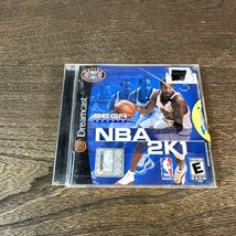 Sega Sports NBA 2K1 (Sega Dreamcast, 2000) Basketball Video Game w/ Manual - £6.76 GBP