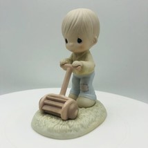 Precious Moments 1989 Mow Power To Ya! Special Edition Lawn Mower Boy PM... - $14.99