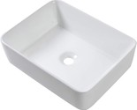 Rectangular Vessel Sink - Sarlai 16&quot; X 12&quot; Modern Rectangle Bathroom Sin... - £77.54 GBP