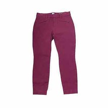 Gap Pants Size 8 Curvy Signature Skinny Ankle Maroon Womens Stretch 30X26 - £14.08 GBP