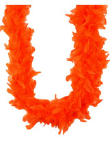 Orange 45 Gm 72&quot; Masquerade Costume Chandelle Feather Boa - £5.44 GBP