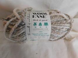 Lion Brand Wool Ease Thick &amp; Quick fossil Dye Lot 640115 - £4.74 GBP