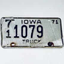 1971 United States Iowa Sac County Truck License Plate 71 1079 - £13.17 GBP