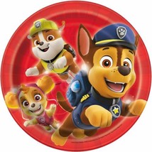 Paw Patrol 8 Ct 7&quot; Paper Dessert Cake Plates Rubble Skye Chase - £2.88 GBP