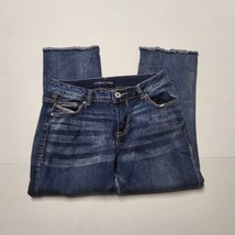 Maurices Womens Juniors Jeans Size 3/4 Raw Hem 5 Pocket - $14.84