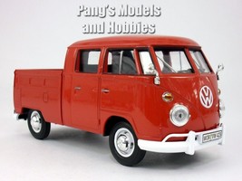 VW T1 (Type 2) Delivery Bus Van - Pickup 1/24 Scale Diecast Model - RED - £23.80 GBP