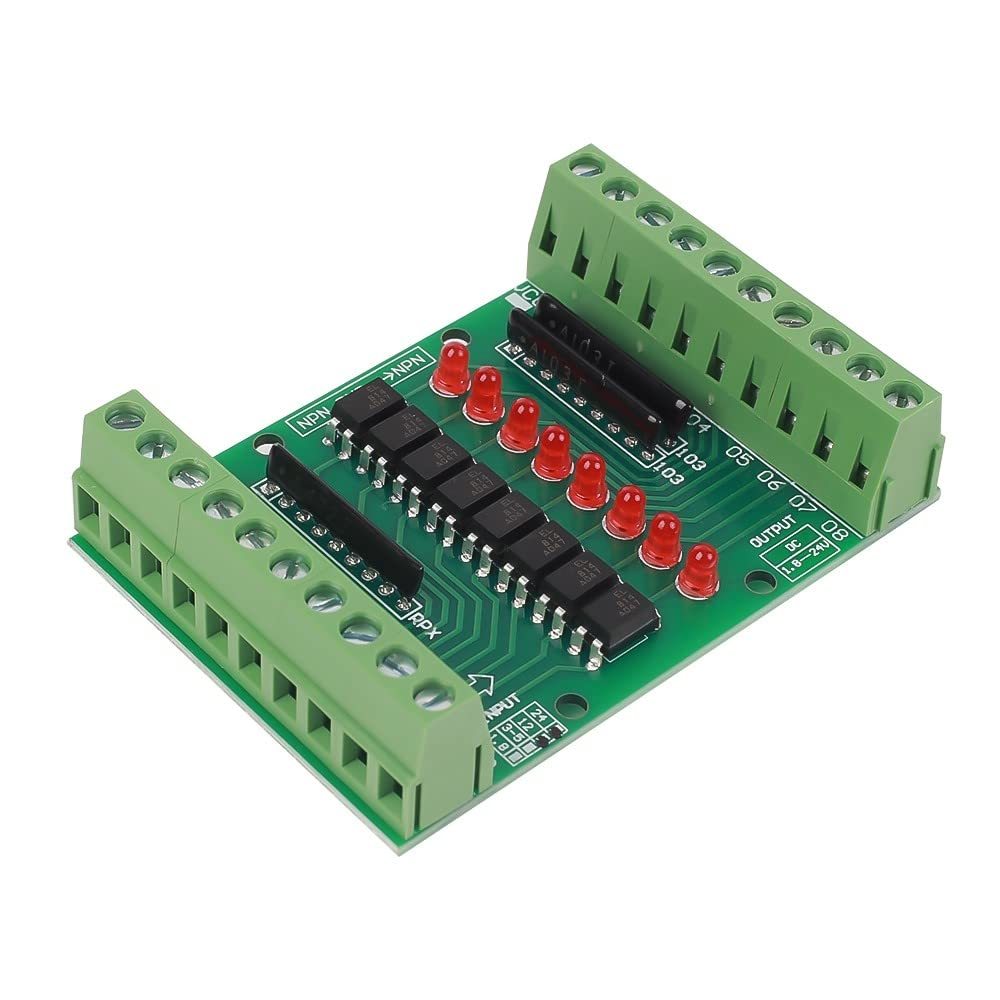 Optocoupler Isolation Module,Dc 12V 24V 8-Channe Optocoupler Isolation B... - $31.93