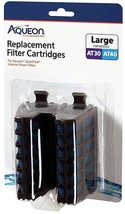 [Pack of 2] Aqueon Replacement Filter Cartridges for QuietFlow Filters Large ... - £28.36 GBP