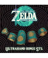 Tears of the Kingdom rings, Creative game peripheral rings, Zelda gift - £46.15 GBP