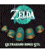 Tears of the Kingdom rings, Creative game peripheral rings, Zelda gift - $59.00