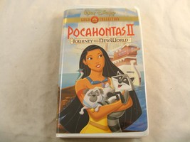 Disney&#39;s Pocahontas Ii Journey To The New World Vhs Clamshell - £1.56 GBP
