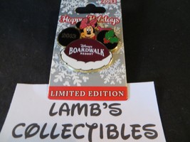 Disney Minnie Mouse Boardwalk Resort Pin Happy Holidays 2013  - $44.85