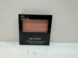 Revlon Powder Blush with Brush &quot;Oh Baby! Pink&quot; #001 - £9.90 GBP