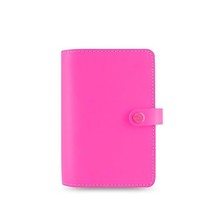 Filofax Personal Original Leather Organiser - Fluoro Pink  - £90.10 GBP