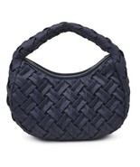 Noreen Woven Clutch Denim Blue - $1,105.61 MXN