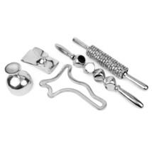 Colombian Aluminum Metal Therapy Tools 5 Pcs Kit for Ice Body Sculpting - £161.64 GBP