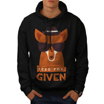 Wellcoda Zero Fox Given Urban Mens Hoodie, Wildlife Casual Hooded Sweatshirt - £25.84 GBP+