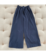Calia Carrie Underwood Navy Blue Wide Leg Crop Pants S - $451.12 MXN