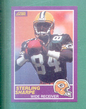 1989 Score Sterling Sharpe Rookie Green Bay Packers - £2.38 GBP