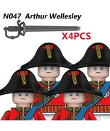 4PCS Napoleonic Military Soldiers Building Block Medieval Army Figures N047 - £18.11 GBP
