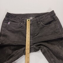 Stio Corduroy Pants Womens 8 (30×30) Black Cotton Stretch 5 Pocket Style 1275F19 image 6