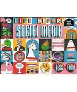 Life Before Social Media 1000 Piece Jigsaw Puzzle NEW SEALED Galison - $284.64 MXN