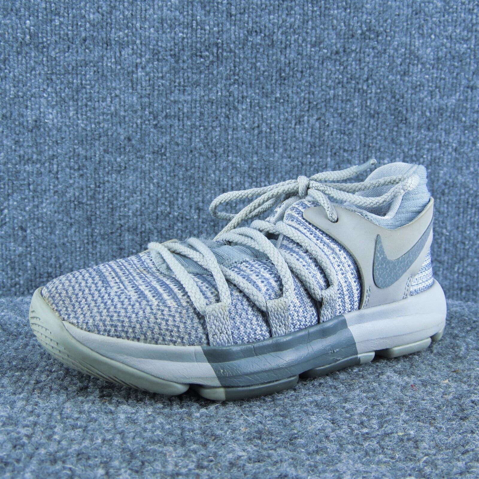 Primary image for Nike Boys Sneaker Shoes Gray Fabric Lace Up Size T 12 Medium