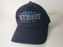 Fahrenheit Headware Detroit Motor City Ball Cap Hat Adjustable OS Navy Blue - £10.51 GBP