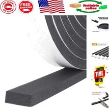 Neoprene Foam Insulation Tape - Self-Adhesive Weather Stripping (1In x 1... - $437.59 MXN