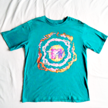 MTV UK Import T-shirt Size Small Oversized Unisex Teal Front &amp; Back Feel... - $538.46 MXN